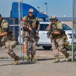 officers storm building during exercise