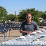 Researcher Bruce King in PV field