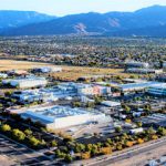 Aerial view of Sandia Science & Technology Park