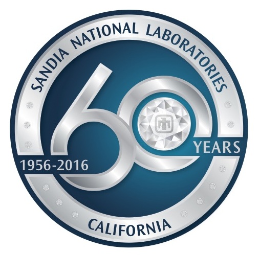 Sandia/California 60th anniversary logo