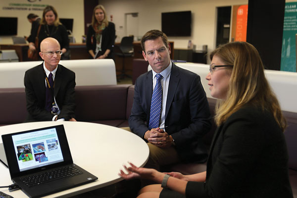 Andy McIlroy, Congressman Swalwell and Irina Tezar