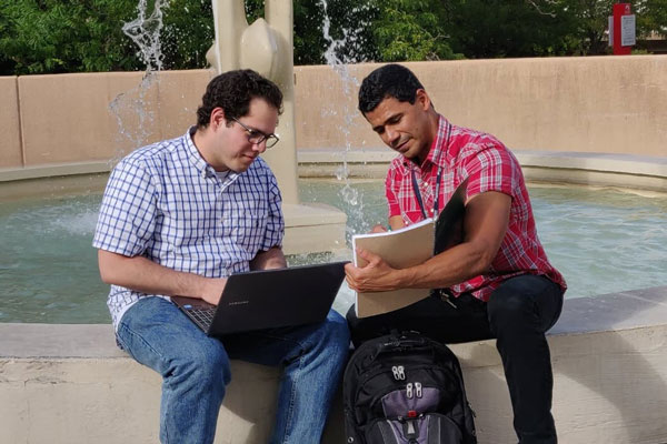 interns Melvin Lugo Alvarez and Edgardo Desarden Carrero