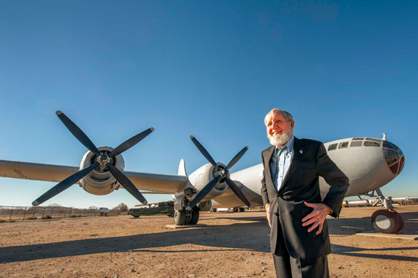 Leon Smith at airfield