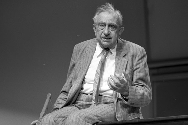 black and white photo of Edward Teller