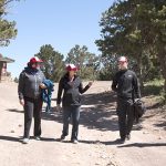 MEMBERS OF THE R2R WATCH team discuss the activities that took place at the South Rim.