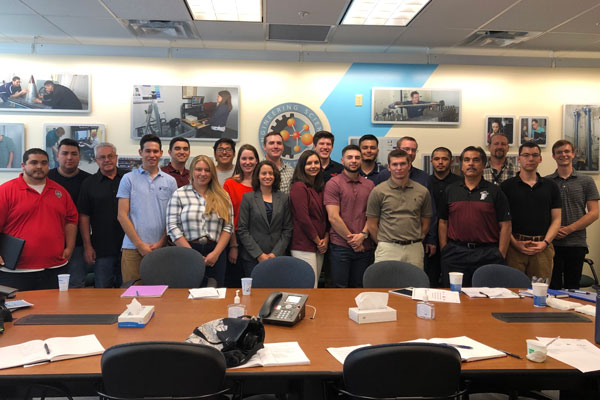 21 capstone students group photo