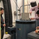 students work on capstone project