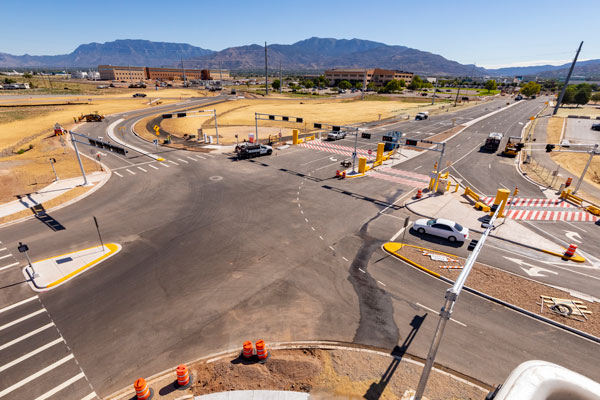 new Eubank gate intersection