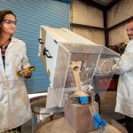 scientists run experiment on minerals