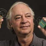 RESEARCHER JUAN ELIZONDO-DECANINI (2624) holds two compact, high-voltage nonlinear transmission lines. 