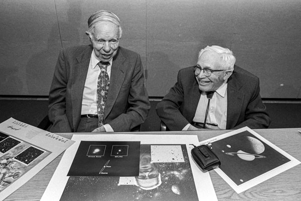 Glen Seaborg and Clyde Tombaugh