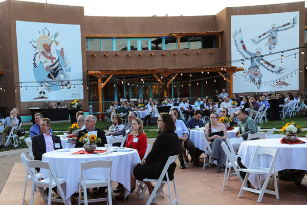 celebration attendees at the Indian Pueblo Cultural Center