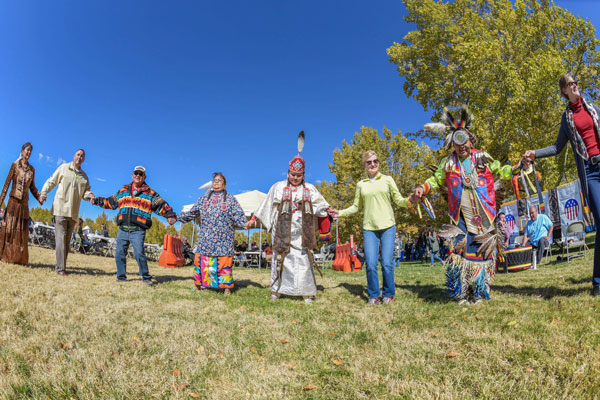 Native American dancers