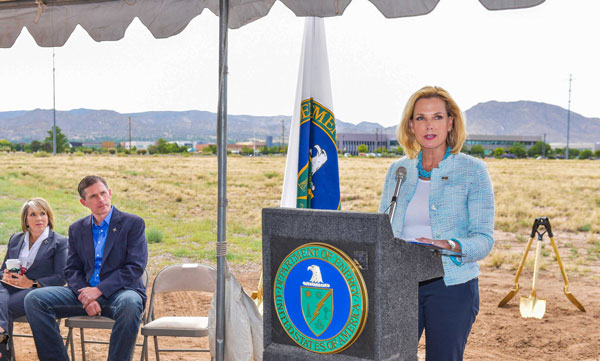 Lisa Gordon-Hagerty speaks at NNSA complex groundbreaking event