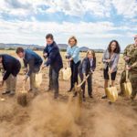 dignitaries dig first shovel-ful at NNSA complex groundbreaking