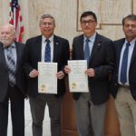 state legislators with Stan Atcitty and Hongyou Fan