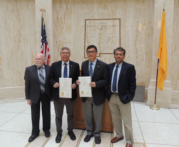 state legislators with Stan Atcitty and Hongyou Fan