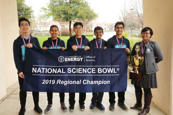 regional science bowl team members