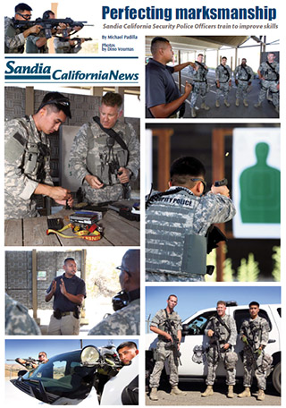 Sandia California Security Police Officers train to improve skills