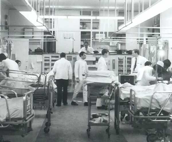 The Indian Health Service sent Dr. Vall to Bellevue Hospital in New York City in the late 1960s for training in pulmonary medicine.