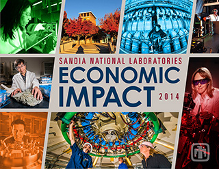To download a PDF version of the 2014 Sandia National Laboratories Economic Impact report, go here.