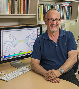 PAVEL BOCHEV, winner of DOE’s E.O. Lawrence Award.	(Photo by Randy Montoya)