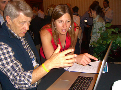 NOW I GET IT  Marissa Reno instructs at one of the many workshops at the third annual Solar America Cities meeting in Salt Lake City. (Photo by Neal Singer)