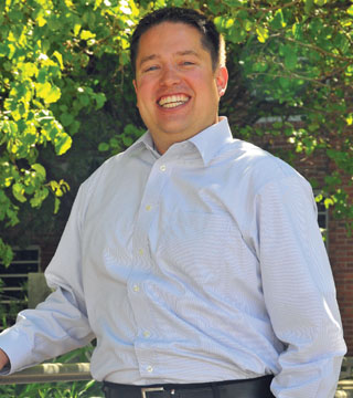 Louis Griego (10672) does volunteer work that helps children’s charities. “It fulfills a major need in New Mexico,” he says. (Photo by Randy Montoya)