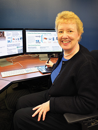 BUSINESS BOOSTER — FLC regional award winner Bianca Thayer, honored as Technology Transfer Professional of the Year, negotiated the patent license in 2012 that led to UOP Honeywell using Sandia’s crystalline silico-titanate technology to remove radioactive cesium from contaminated seawater after the Fukushima nuclear power plant disaster in Japan.
