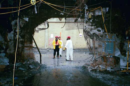 Image of Damage to the Pentagon following 9/11