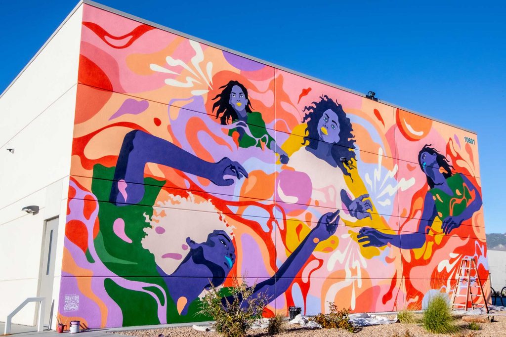 Image of Mural at Sandia's Science & Technology Park