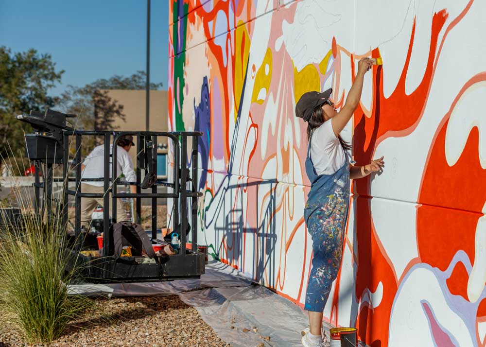 Image of Mural at Sandia's Science & Technology Park