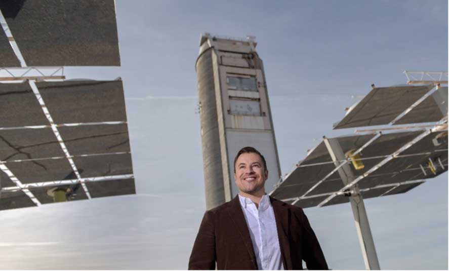 ALTERNATIVE ENERGY GURU — Sandia systems engineer Kenneth Armijo has been named a 2021 Most Promising Engineer-Ph.D. by Great Minds in STEM at the Hispanic Engineering National Achievement Awards Conference. (Photo courtesy of UNM Alumni Association)