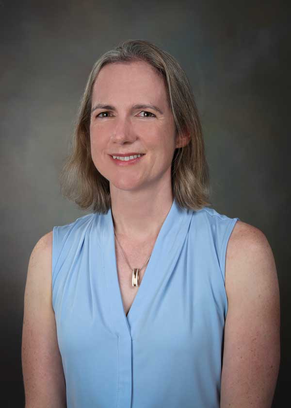 A PHYSICIST WITH SPARK — Sandia physicist Laura Biedermann received a SWE 2021 Spark Award for her work co-founding the PI Workshop in 2013 and co-creating Sandia’s Peer Mentoring Steering Committee in 2016. Both efforts support the career development and retention of Sandia employees.(Photo by Lonnie Anderson)