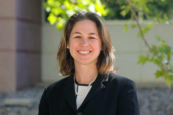 AN EMERGING LEADER — Erica Douglas, a Sandia manager, received a SWE 2021 Emerging Leader Award for her engineering work and outstanding leadership. Even before she became a manager, she found mentoring postdoctoral researchers very rewarding. (Photo by Lonnie Anderson)