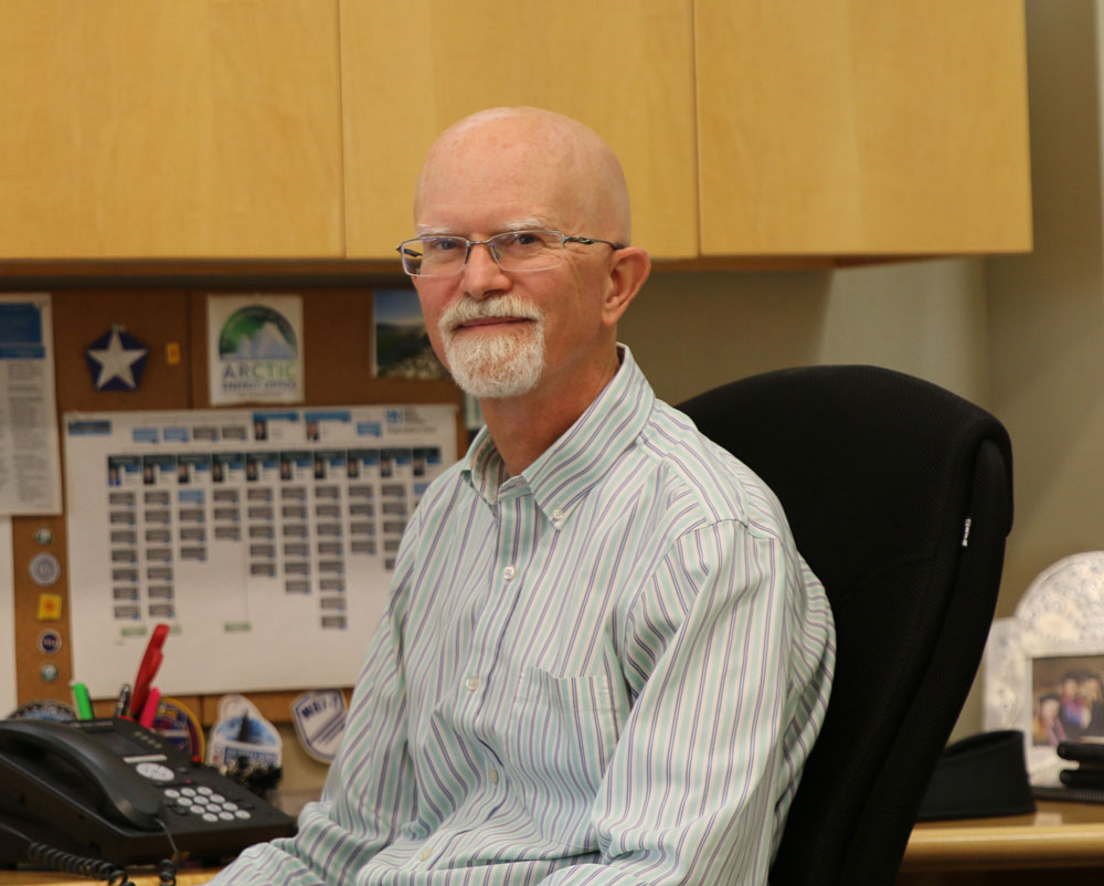 EVERYONE’S PRIORITY — Associate Labs Director Andy McIlroy leads Sandia’s Integrated Security Solutions division, which has the responsibility to execute significant elements of the W80-4 program. (Photo by Matt O’Neill)