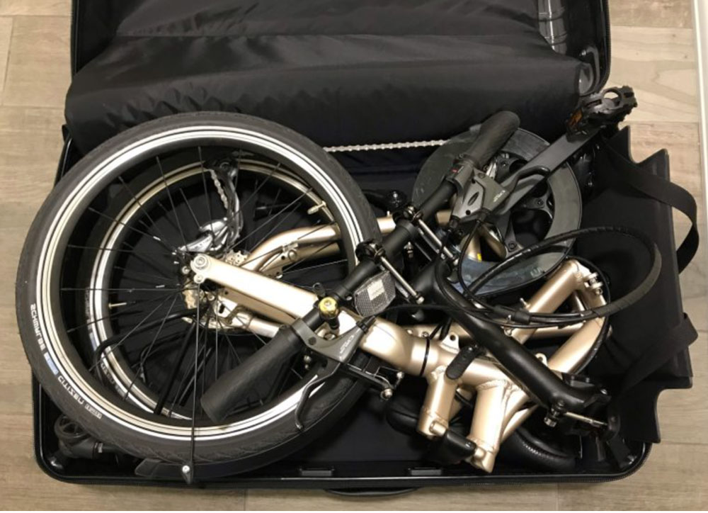 Image of Sandia chemical engineer Patrick Burton's slim-fit bicycle