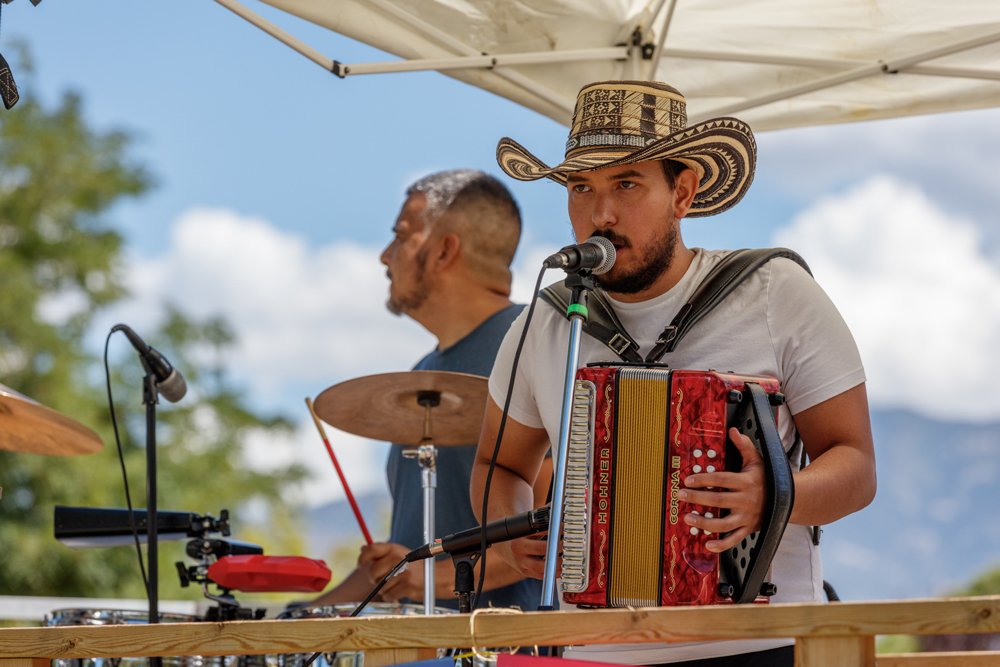 local musician playing music