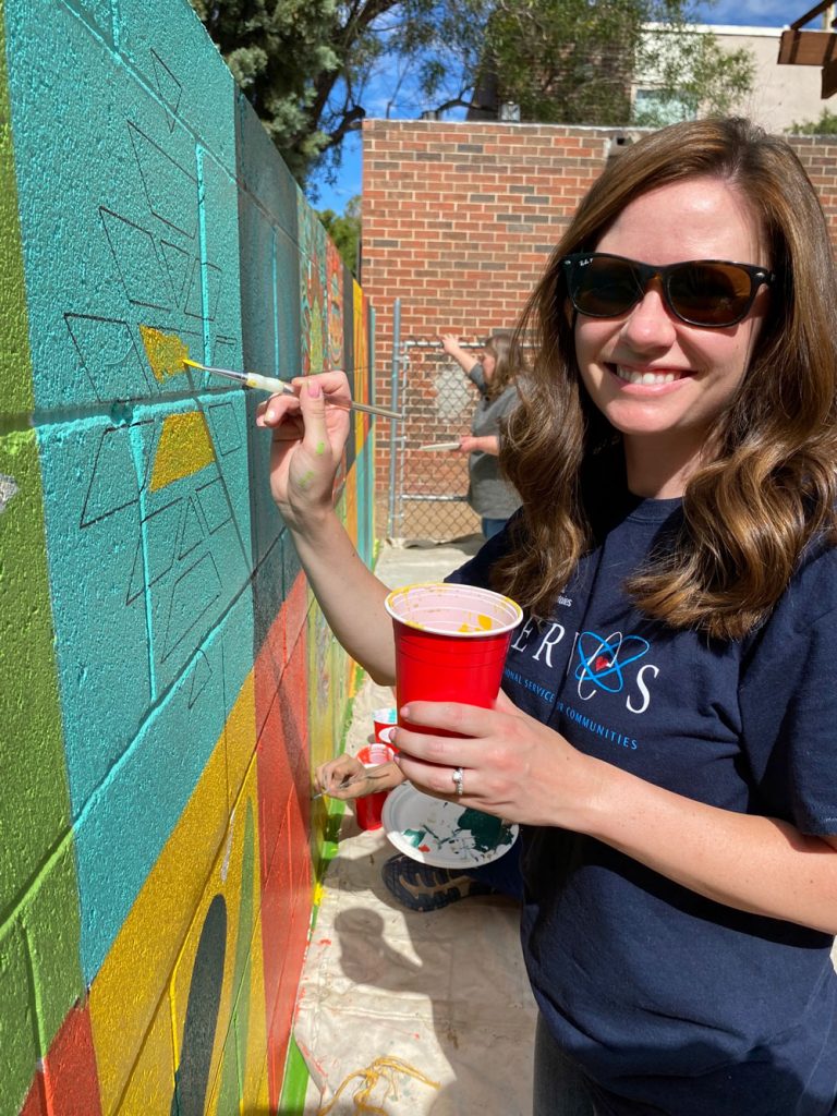 Image of Mural painting on Sandia's Solve for X Day