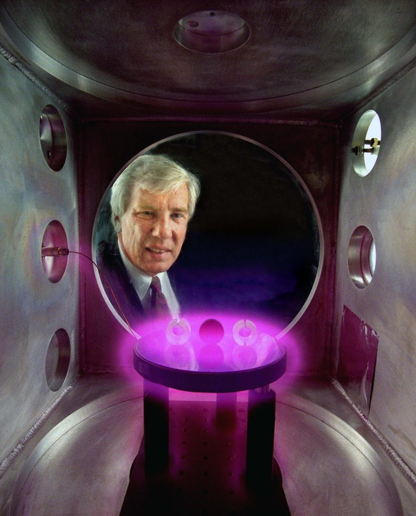 Image of Paul Robinson w-plasma chamber.jpg - Original File