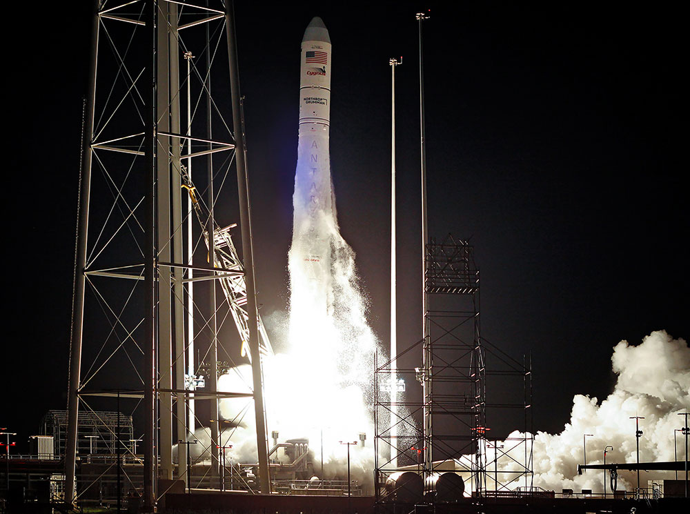 SPACE-BOUND — Sandia’s payload traveled to the International Space Station this month on Northrup Grumman’s 19th resupply mission. (Photo courtesy of Northrup Grumman)