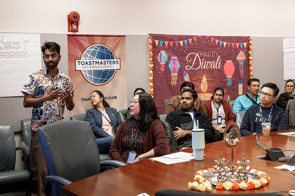 DIWALI 101 — Sandians who celebrate Diwali as part of their culture explained the festival of lights to attendees of the inaugural Sandia California event on Oct. 30.