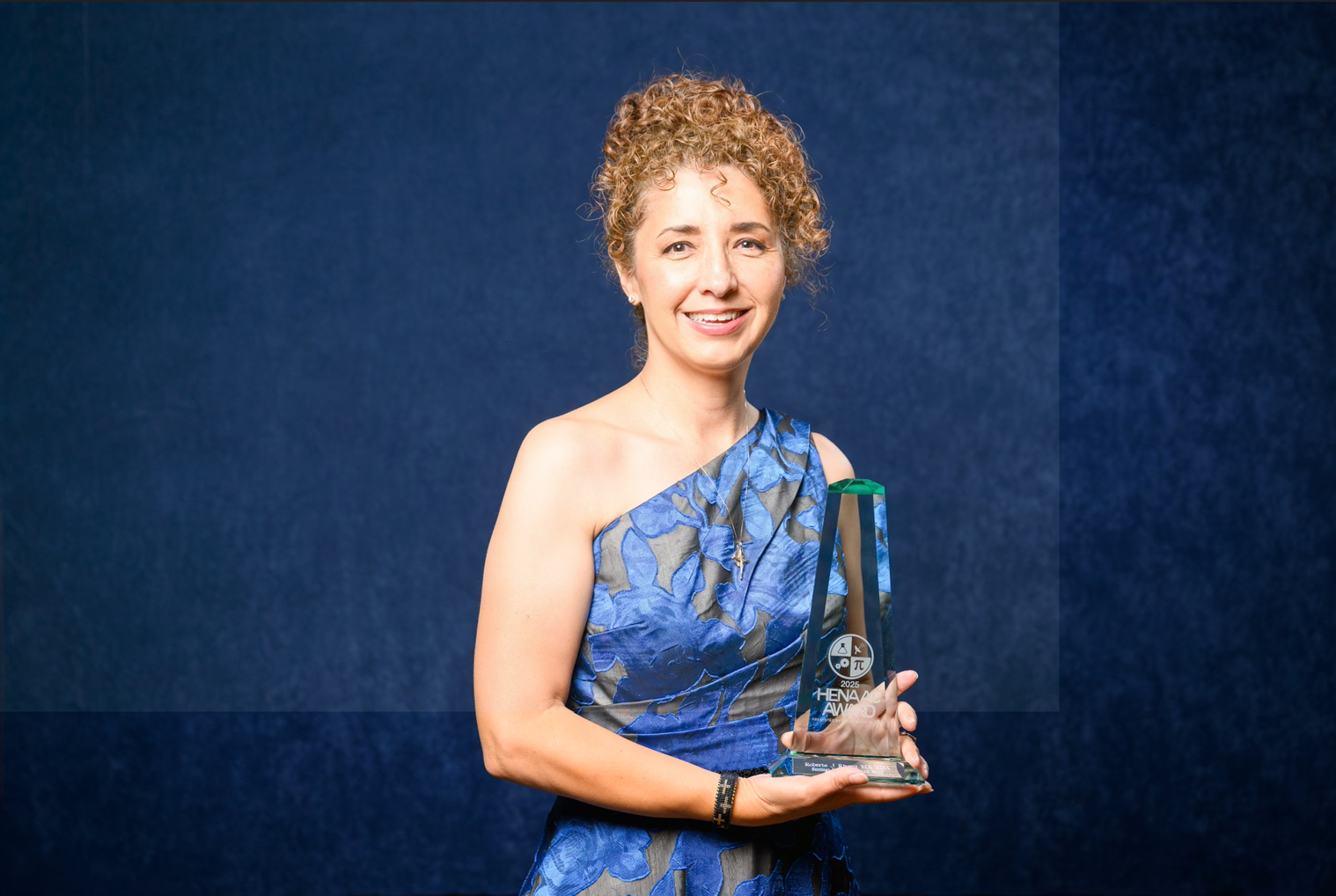 AWARD WINNER — Roberta was selected by Great Minds in STEM for the 2025 Santiago Rodriguez Impact Award. (Photo courtesy of Great Minds in STEM)