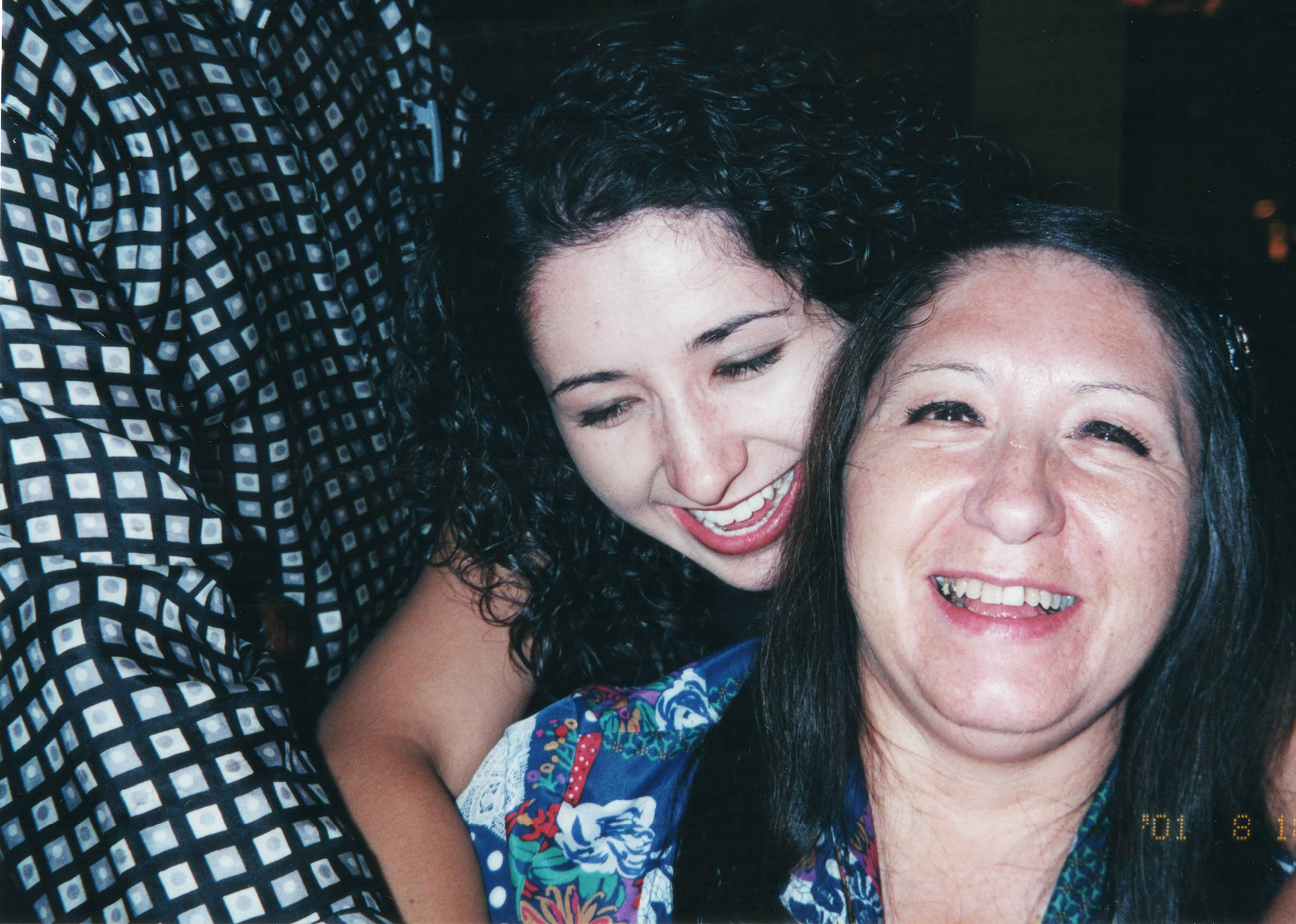 THE VERY BEST — Roberta and her mom, Esther, smiling for a photo in 2001. Roberta says her mom was the very best. (Photo courtesy of the Rivera family)