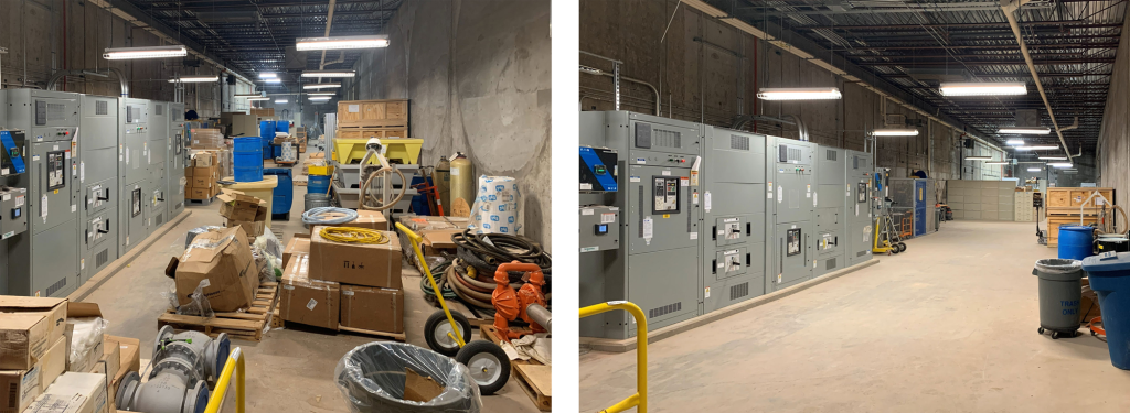 <strong>CLEARED OUT </strong>— The Above Ground Testing Accelerator Operations team cleared out years of accumulated tools, chemicals and equipment, resulting in a fully functional space for maintenance activities. (Photo courtesy of the Above Ground Testing Accelerator Operations team)