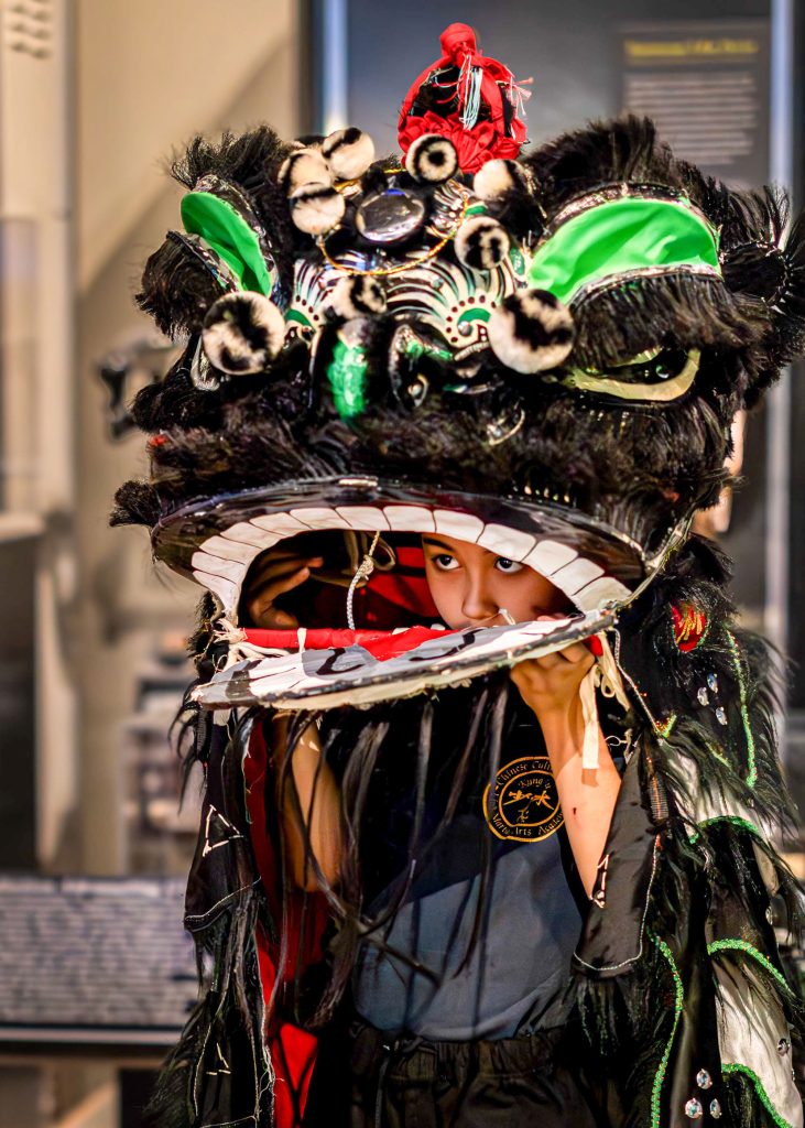 <strong>SNEAK PEEK</strong> — Artists from Lin's Martial Arts Academy LLC perform with dragons of all sizes at the festival on May 2.