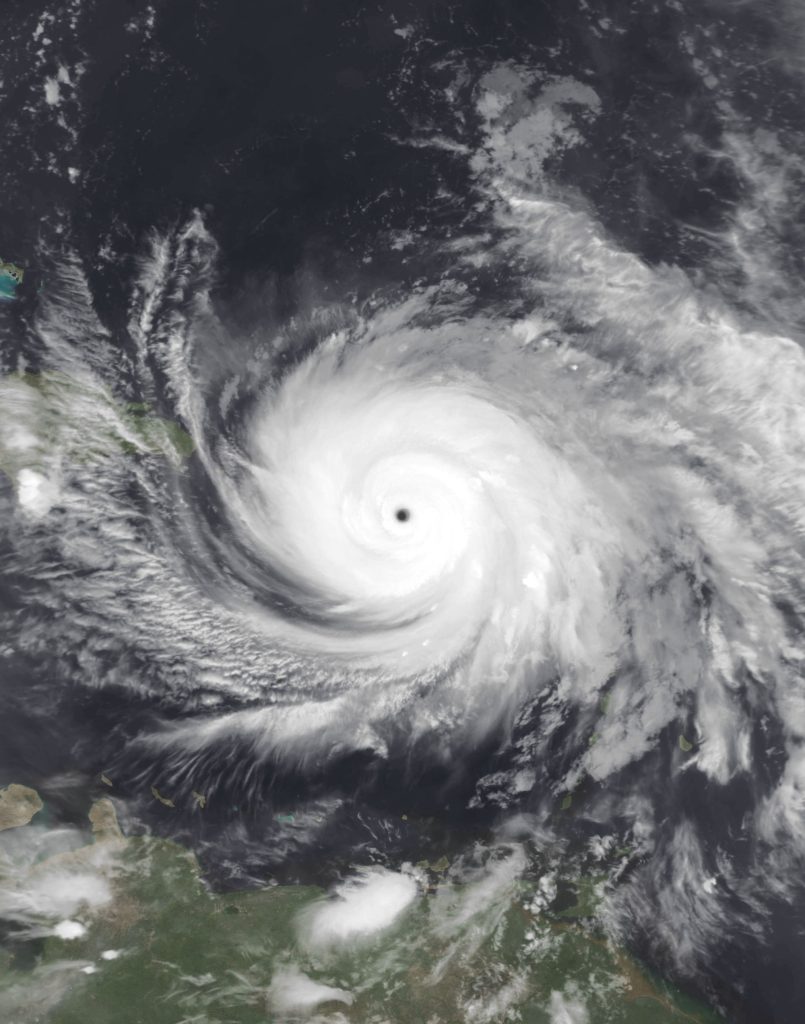 <strong>PEAK INTENSITY</strong> - Hurricane Maria as it approached the southeast of&nbsp;Puerto Rico early on September 20, 2017. (Photo by NASA)