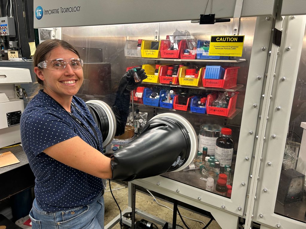 <strong>TRUMAN FELLOW</strong> — Nicole Torquato credits her community college experience for many of the opportunities that have helped paved the way for her career as a chemist. (Photo by Nicholas Myllenbeck)