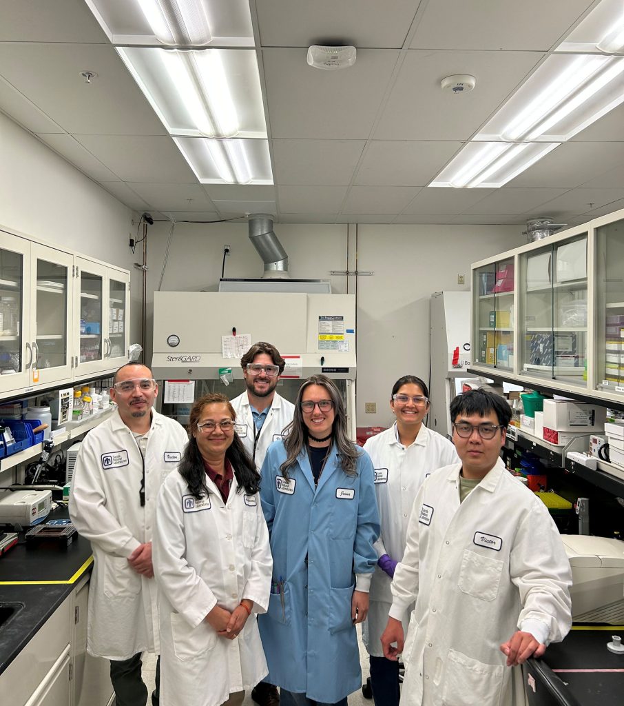 <strong>TEAM CLEAN</strong> — Industrial Optimization team members, from left, Marcus Trujillo, Anupama Sinha, Duane Marcum, Jenna Andrews, Kruttika Phadke and Victor Lam organized a lab in Sandia California that resulted in the lab team saving an estimated 1,000 labor hours per year. (Photo courtesy of Duane Marcum)
