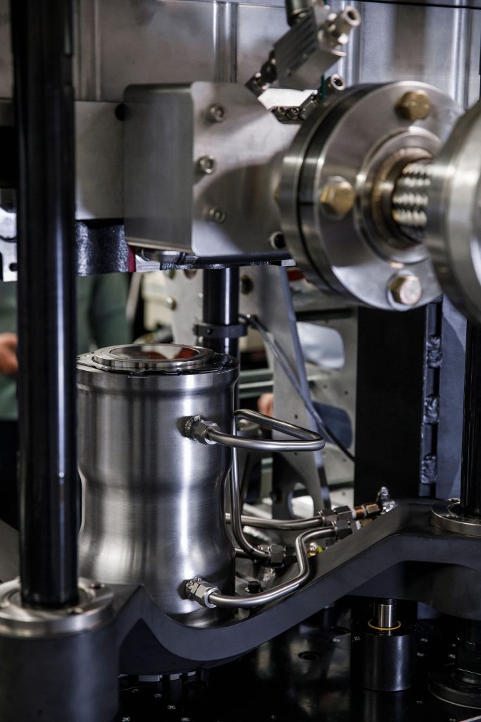 <strong>INNER SPACE</strong> — Those who work at the refurbished optical engine lab on Sandia’s California campus can see into the very heart of a combustion explosion like never before. (Photo by Spencer Toy)